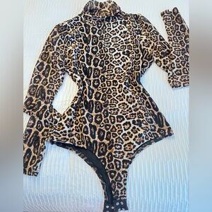 Leopard Print Bodysuit